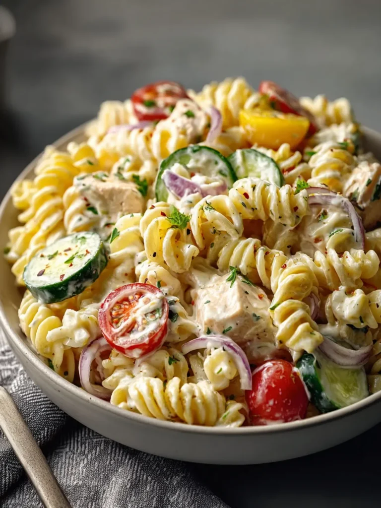 High-Protein Creamy Ranch Pasta Salad First Image