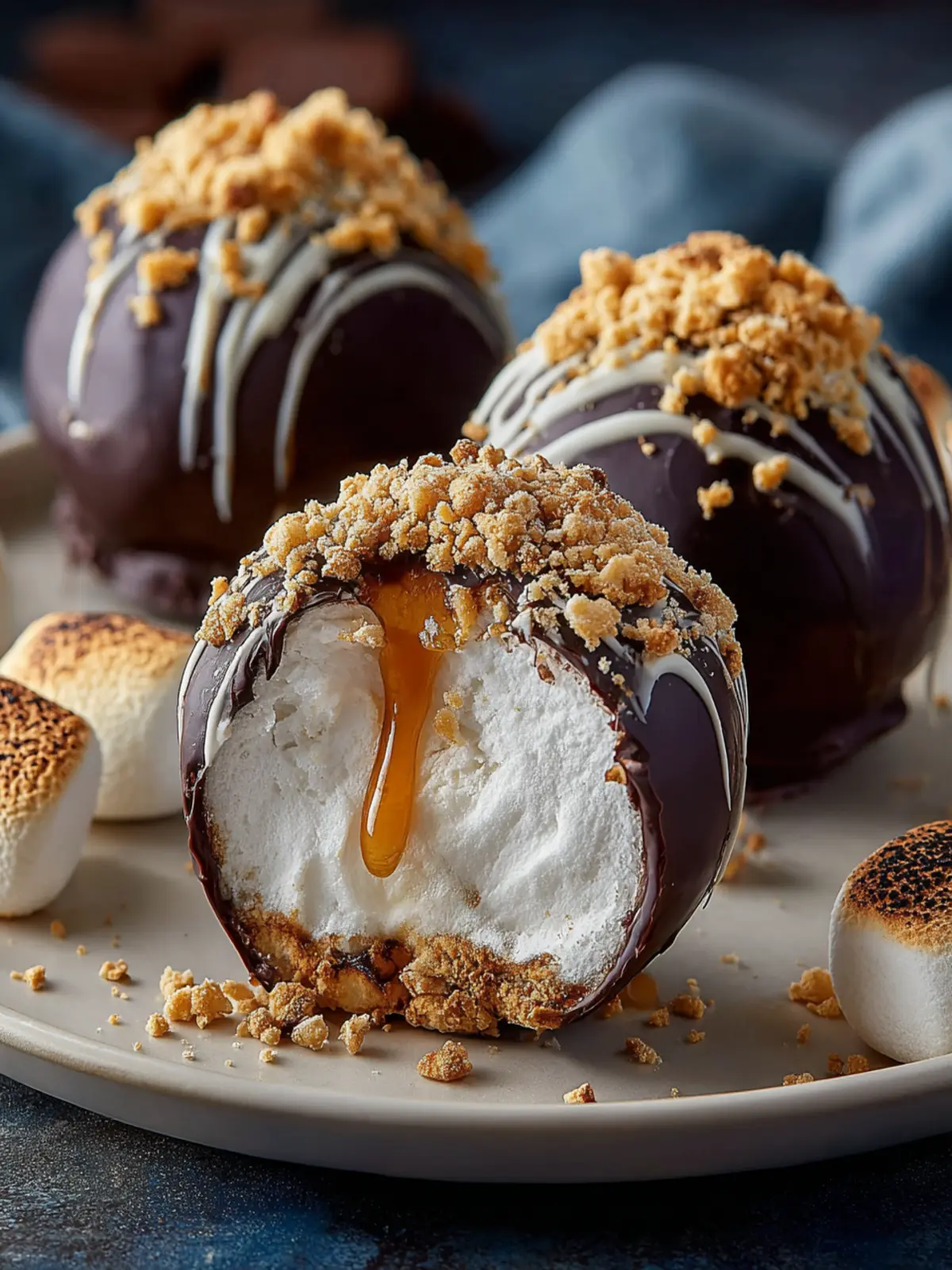 Indulge in S’mores Marshmallow Truffles Chocolate Delight First Image