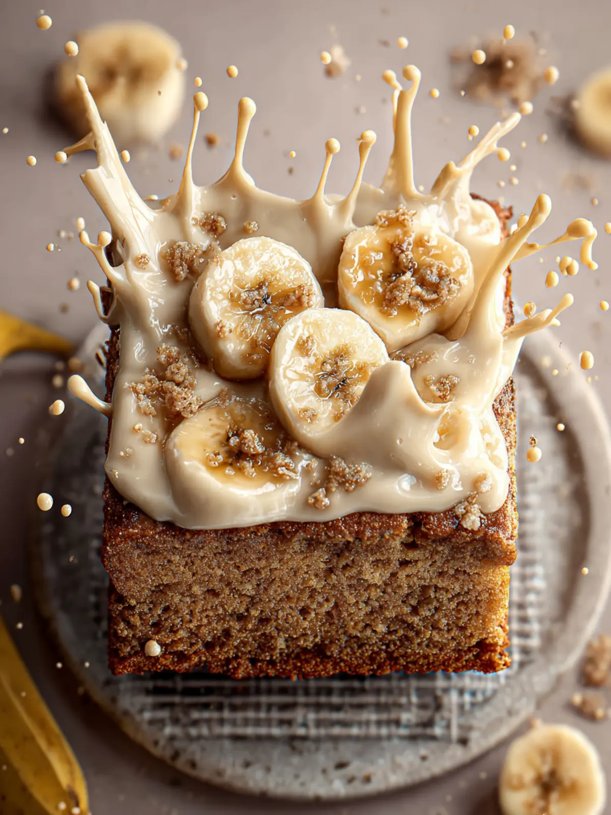 Irresistible Maple Frosted Banana Bread Bars Recipe First Image