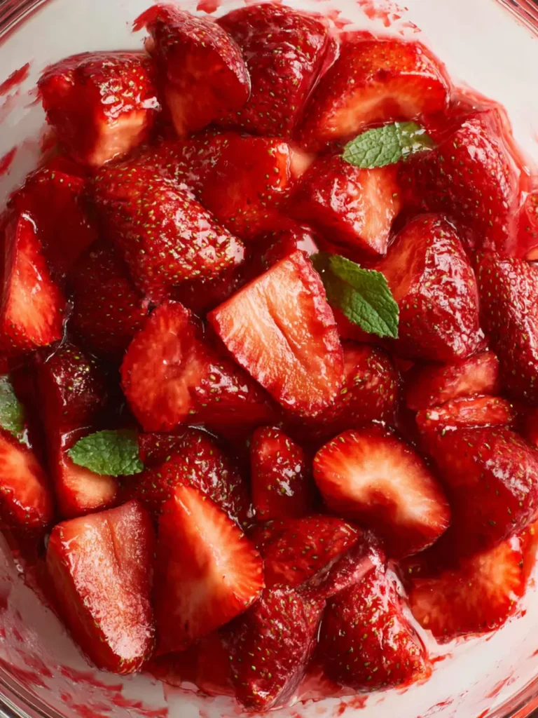 Macerated Strawberries First Image