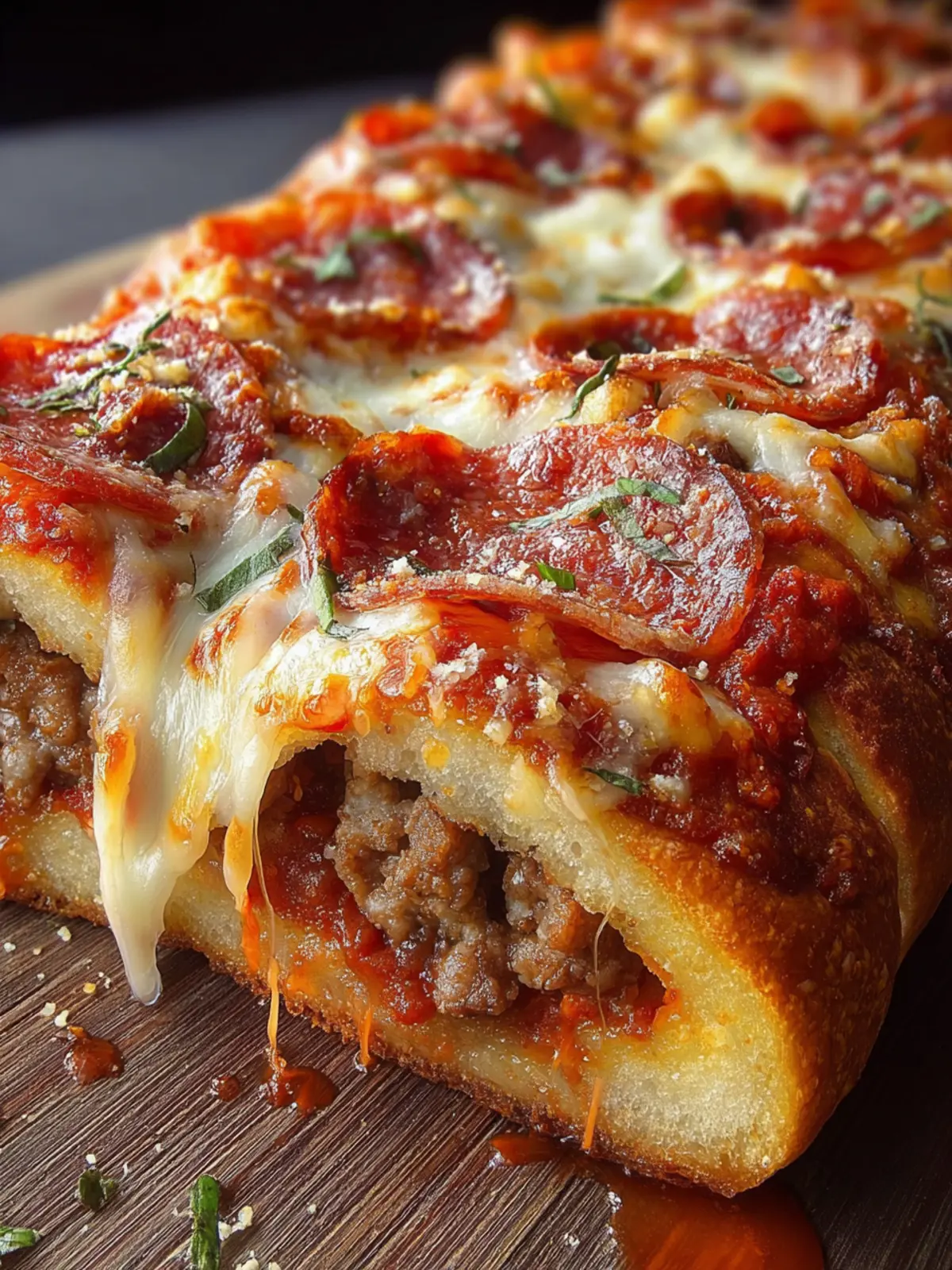 Meat Lovers Pizza Bread First Image