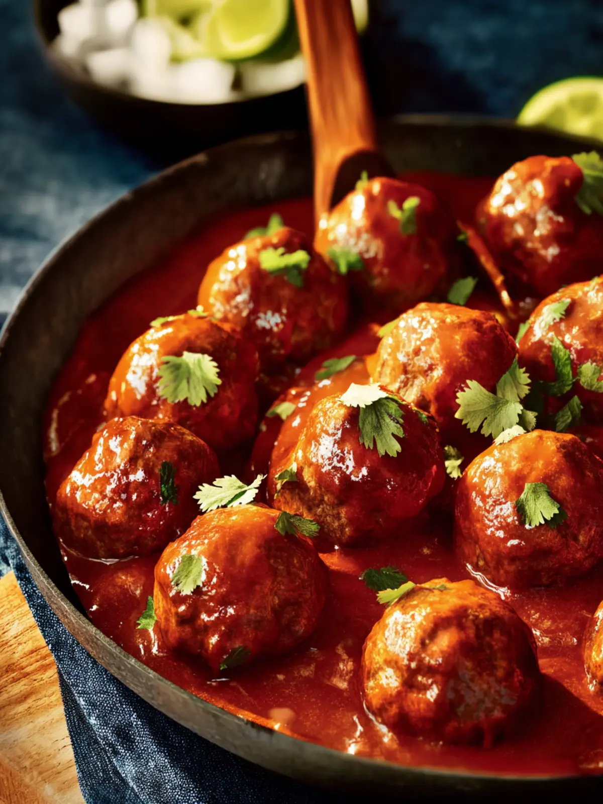 Mexican Meatballs in Creamy Enchilada Sauce First Image