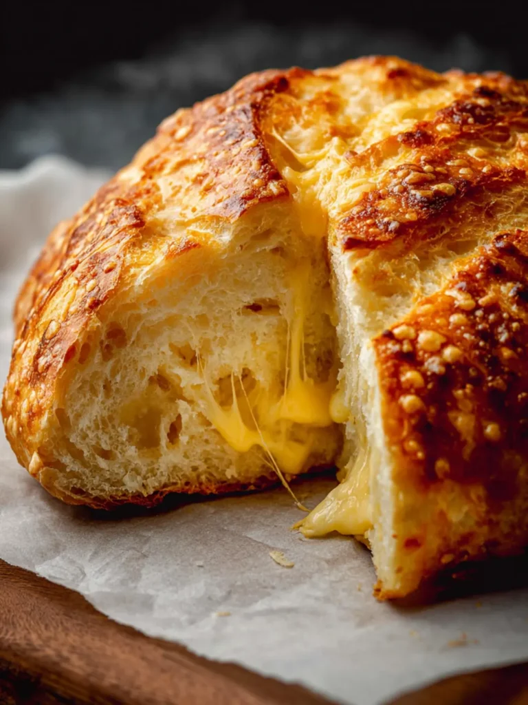 No Knead Cheese Bread Recipe (Easy & Delicious!) First Image