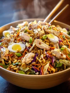 Refreshing Ramen Noodle Salad with Chicken Recipe First Image