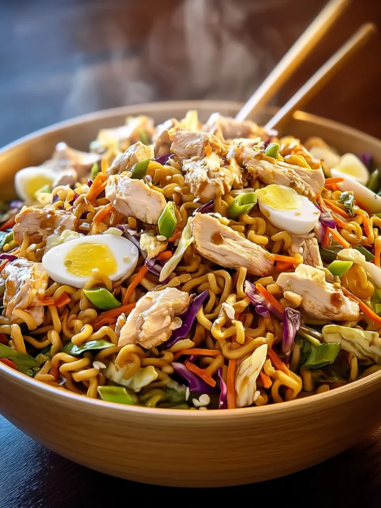 Refreshing Ramen Noodle Salad with Chicken Recipe First Image