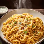 Sticky Honey Garlic Pasta First Image