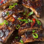 Asian Sticky Slow Cooker Ribs [+ Video] First Image
