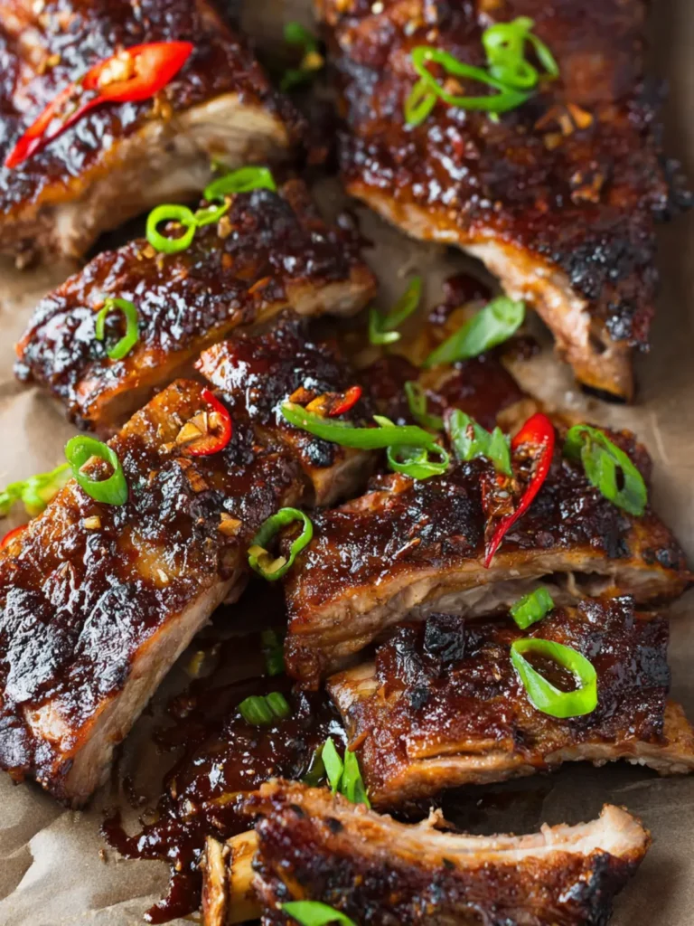 Asian Sticky Slow Cooker Ribs [+ Video] First Image