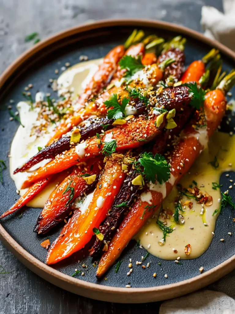 Best Roasted Carrots with Cumin Seed and Tahini Sauce First Image