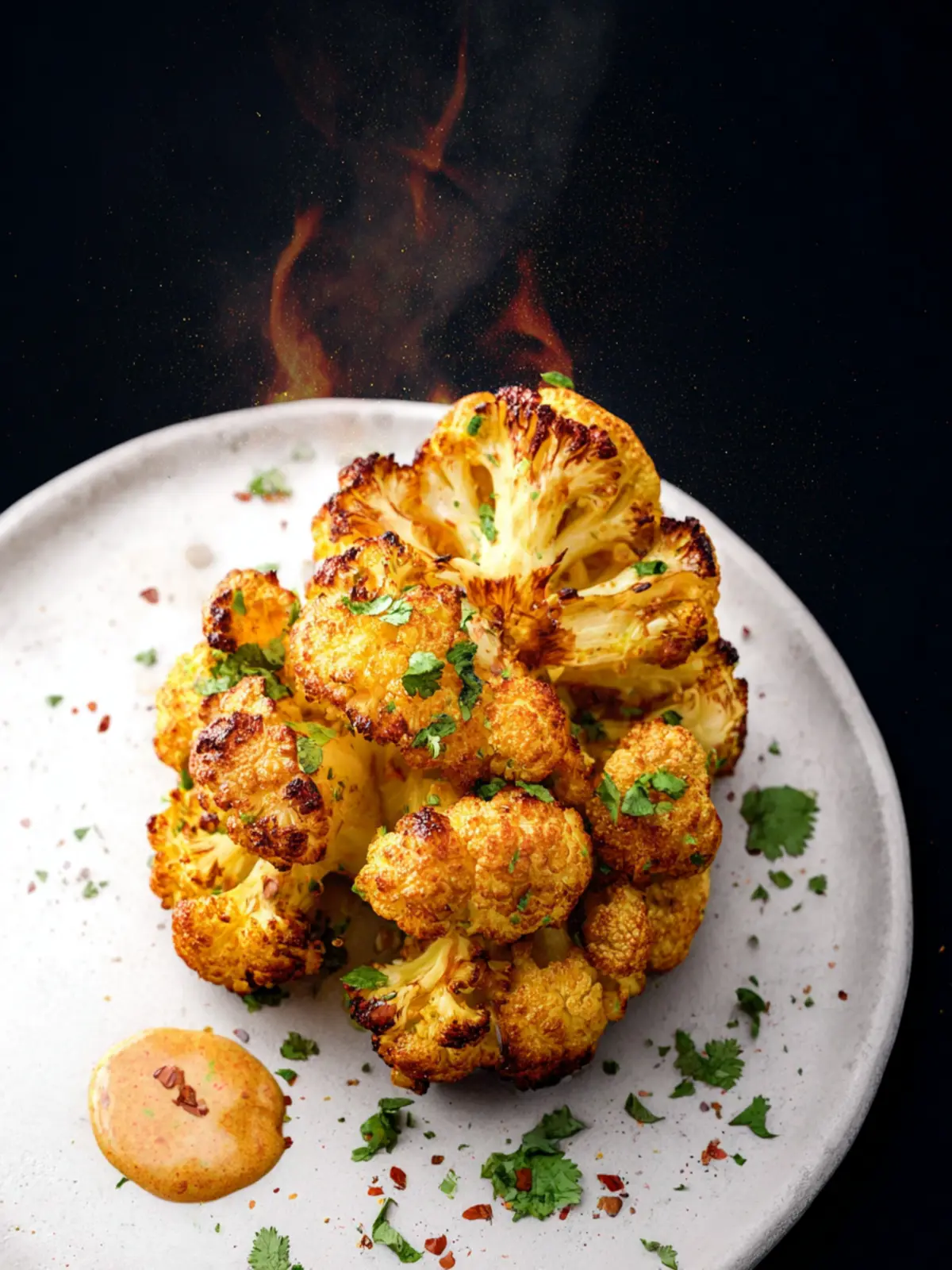 Curry Roasted Cauliflower First Image