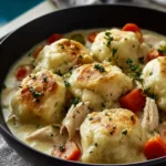 Easy Chicken and Dumplings with Biscuits First Image