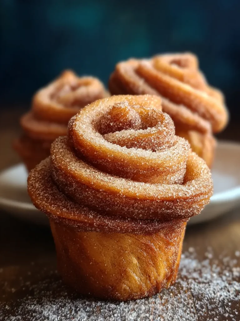 Flaky Churro Cruffins with Cinnamon Sugar First Image