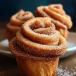 Flaky Churro Cruffins with Cinnamon Sugar First Image
