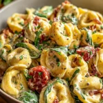 Irresistible Creamy Tuscan Tortellini Pasta Salad First Image