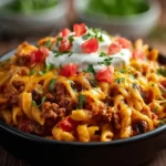 Loaded Taco Pasta Bake First Image