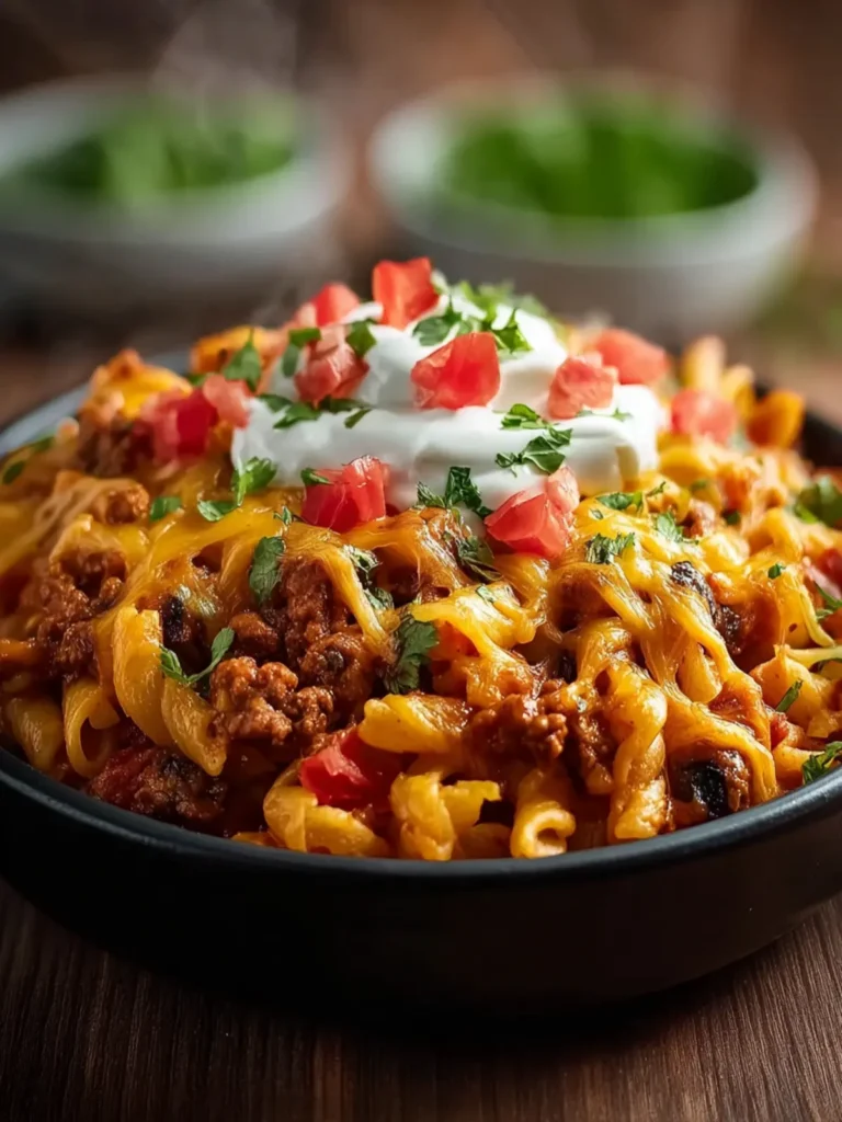 Loaded Taco Pasta Bake First Image