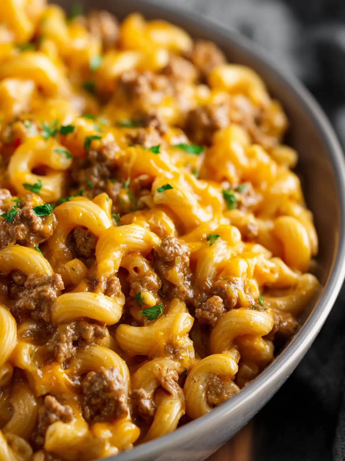 One-Pot Cheeseburger Macaroni (Homemade Hamburger Helper) First Image