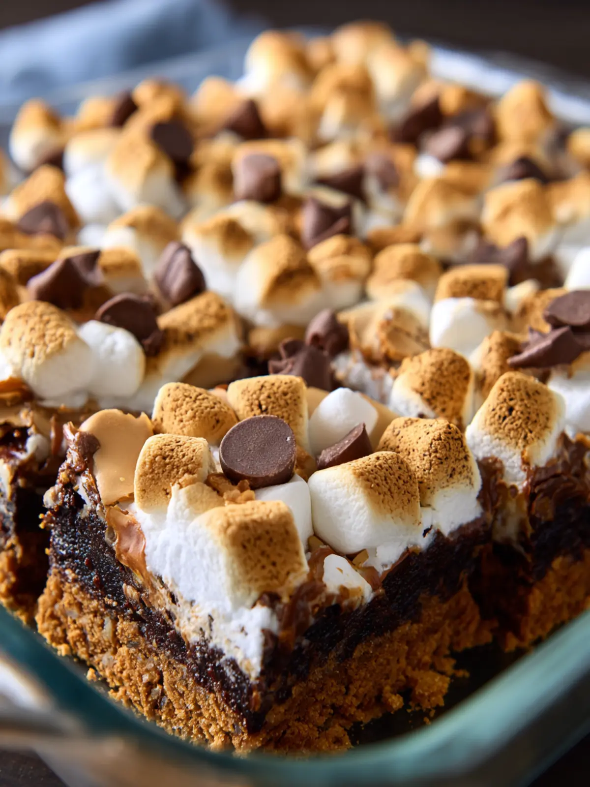 S’mores Brownies Using Boxed Brownie Mix First Image