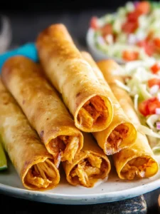 Crispy Chicken Flautas Recipe (Baked or Fried!) First Image