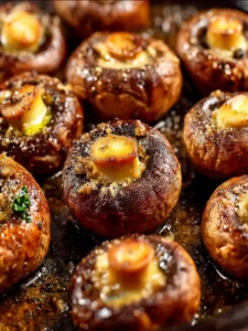 Easy Garlic Butter Roasted Mushrooms First Image