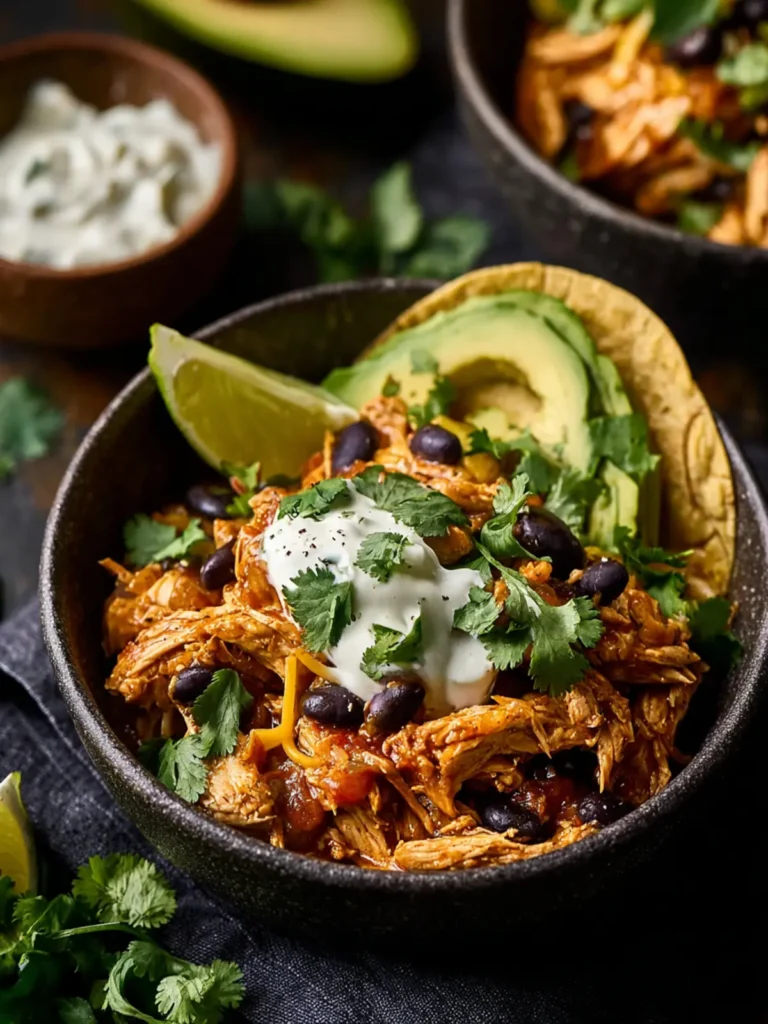Flavorful Instant Pot Chicken Taco Bowls in 30 Minutes First Image