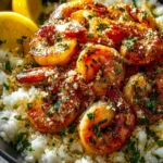 Garlic Butter Shrimp and Rice Skillet First Image