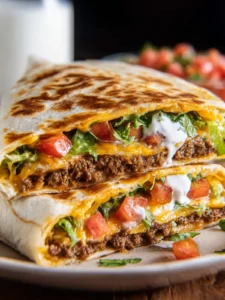 Homemade Crunchwrap Supreme (Taco Bell Copycat!) First Image