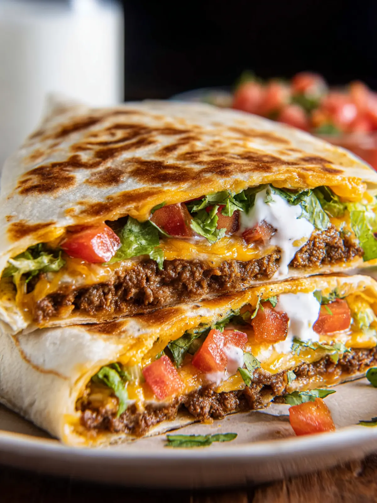 Homemade Crunchwrap Supreme (Taco Bell Copycat!) First Image