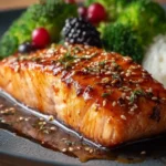 Maple Glazed Baked Salmon First Image