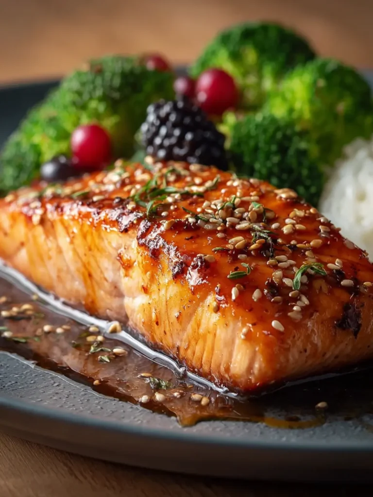 Maple Glazed Baked Salmon First Image