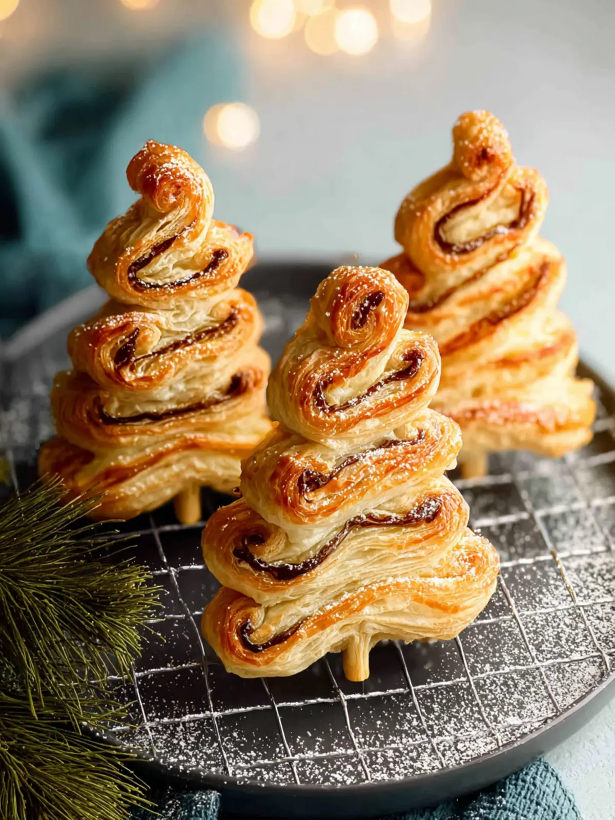 Puff Pastry Christmas Trees First Image