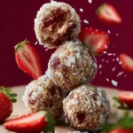 Strawberry Cheesecake Energy Bites First Image
