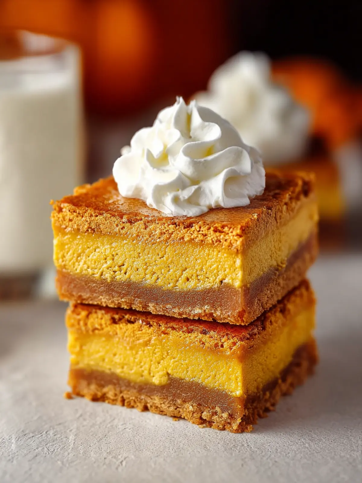 pumpkin gooey bars First Image