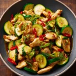 Chicken Zucchini Stir Fry First Image