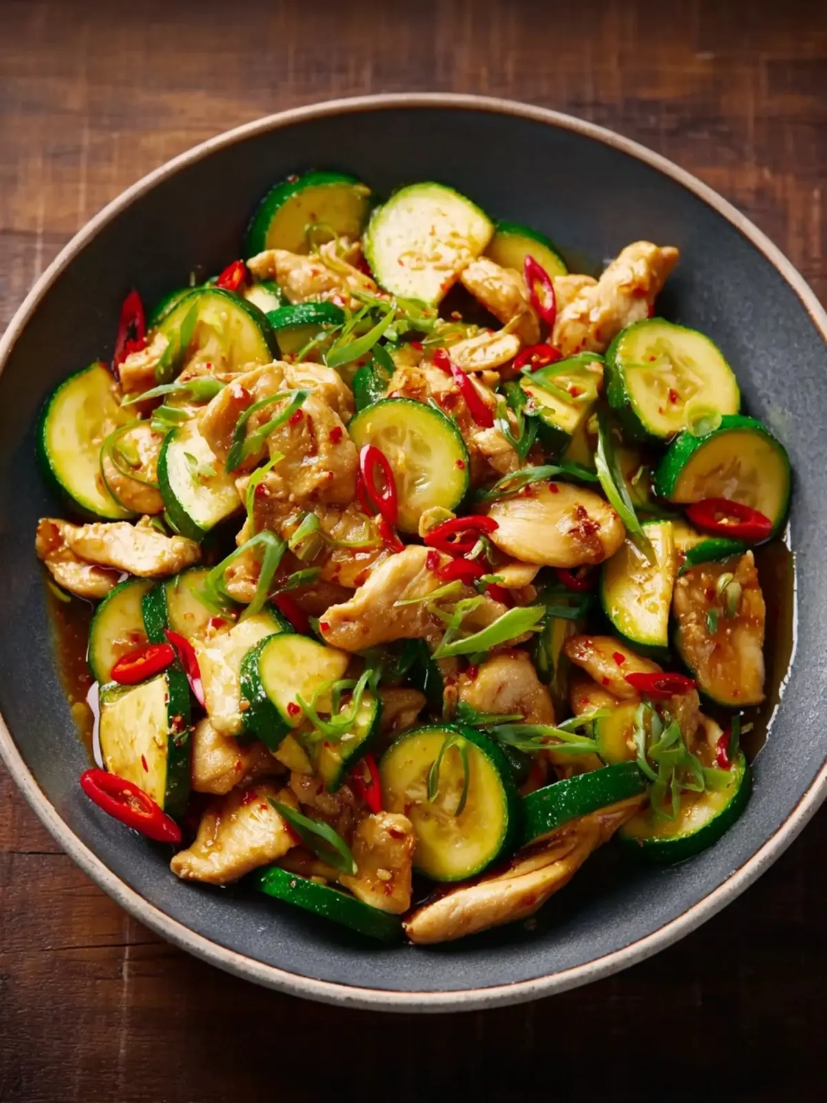 Chicken Zucchini Stir Fry First Image