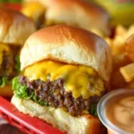 Chopped Cheeseburger Sliders {Maid Rite} First Image