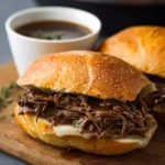 Easy Instant Pot French Dip Sandwiches First Image