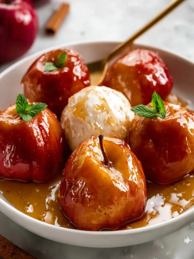 Easy Maple Glazed Air Fryer Apples – 4 Ingredients First Image