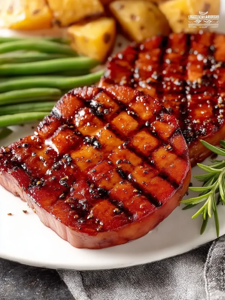 Grilled Ham Steaks First Image