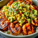 Grilled Shrimp Bowl with Avocado Corn Salsa: A Flavor Explosion First Image