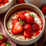 Healthy Strawberry Oatmeal – 20 Minutes First Image