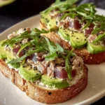 Healthy Tuna Toast with Avocado, Easy Meal Prep First Image