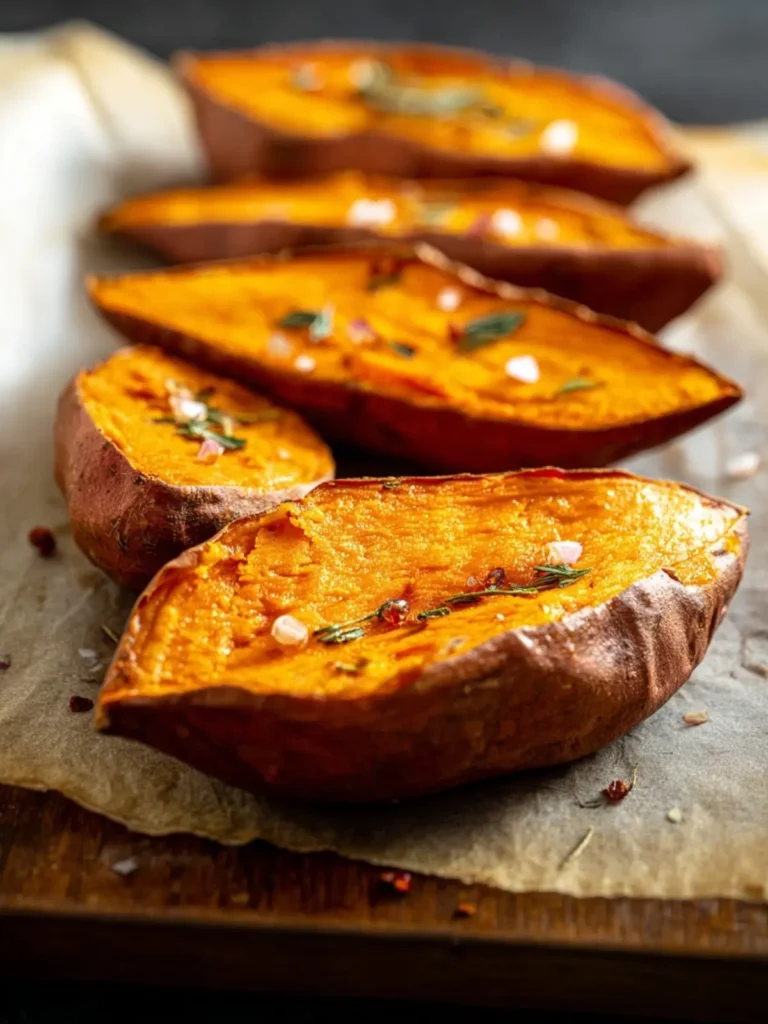 How to Bake Sweet Potatoes First Image