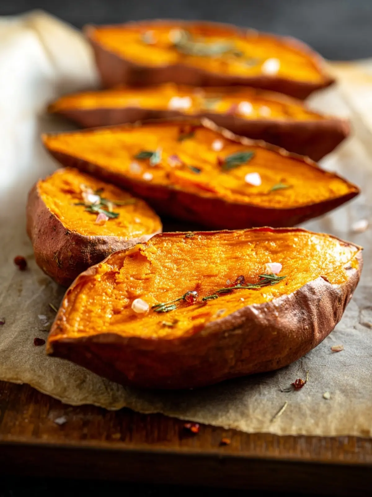 How to Bake Sweet Potatoes First Image
