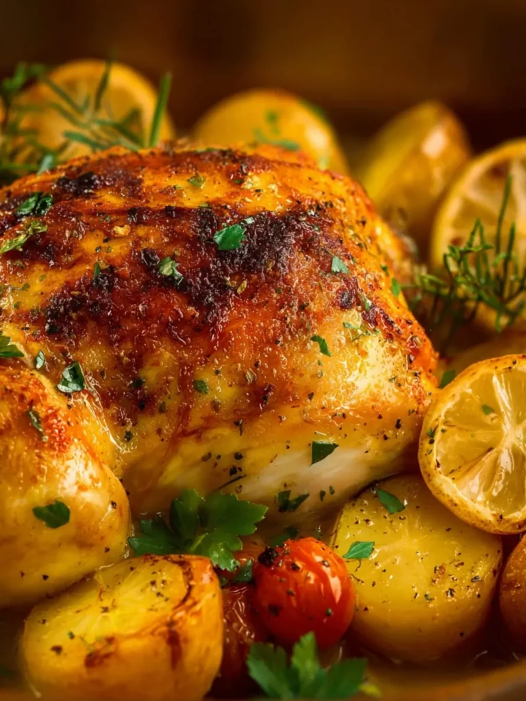 Lemon Roasted Chicken First Image