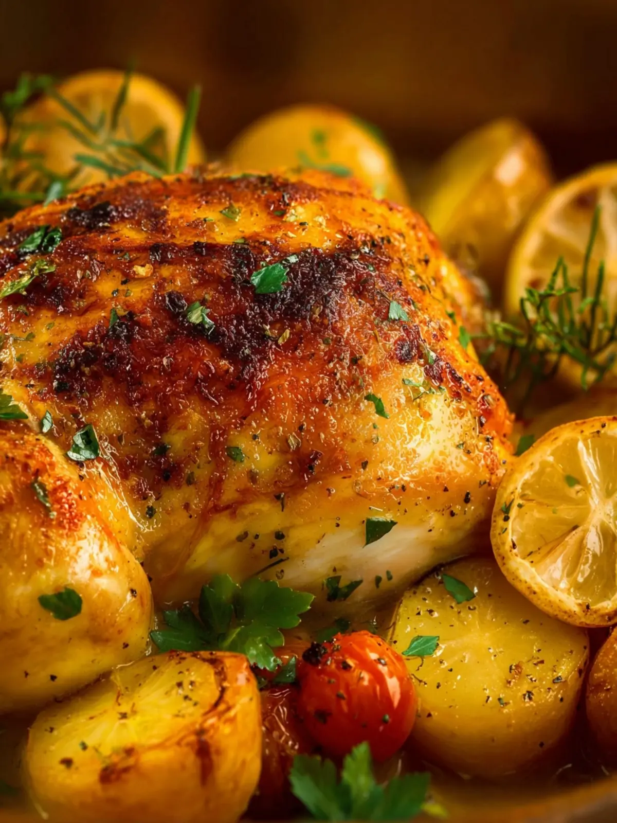 Lemon Roasted Chicken First Image