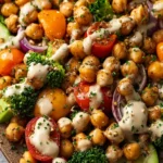 Lemon Tahini Chickpeas & Veggies First Image