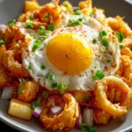Onion Ring Chips Breakfast Hash: Eggs & Potatoes Delight First Image