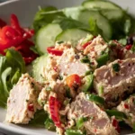 Quick Spicy Tuna Salad Recipe with Crispy Veggies First Image
