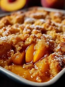 Southern Peach Cobbler: A Warm, Buttery Delight First Image